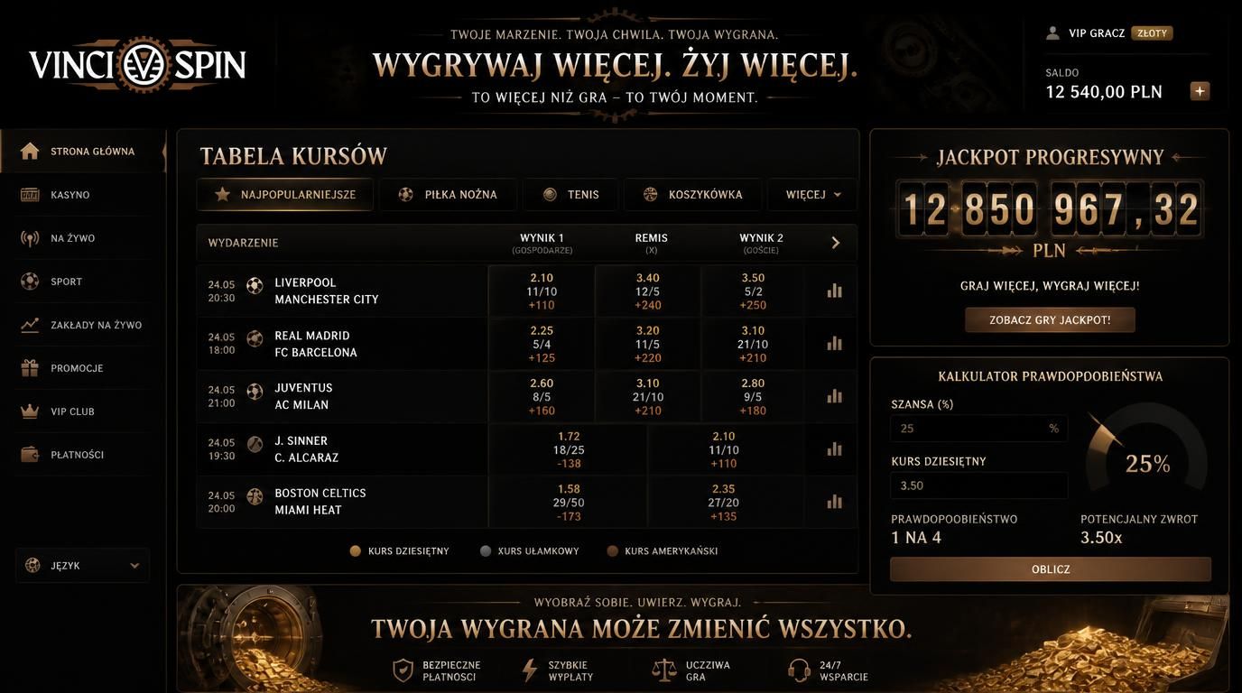Tabela kursów, jackpot, liczby i marzenia o wielkiej wygranej